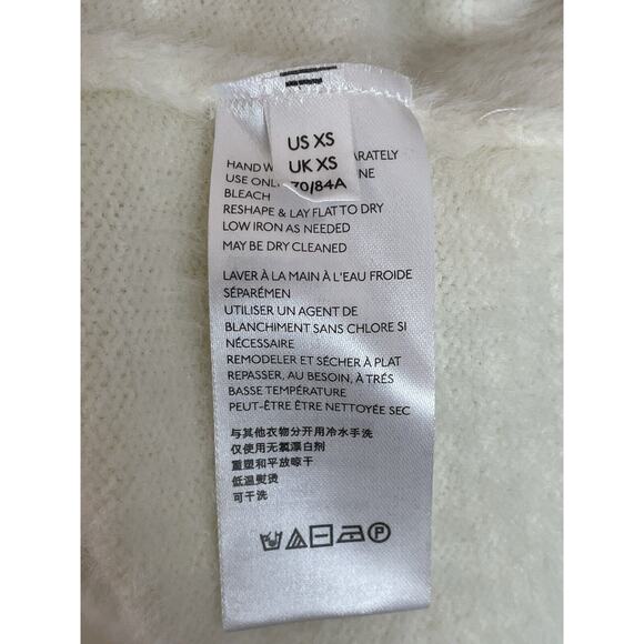 Anthropologie Sweater Pullover Fuzzy Stretch Knit - Picture 8 of 9